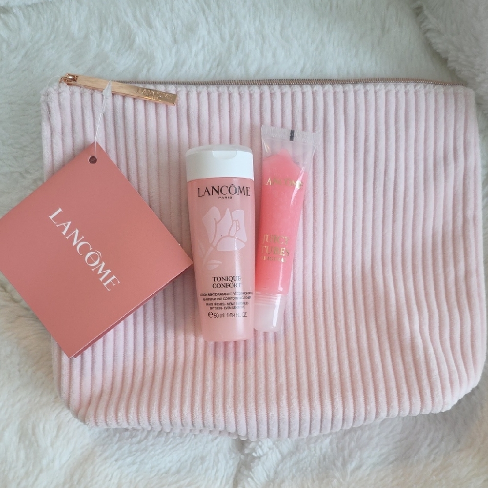 BN Lancôme Pink Cosmetic Pouch Bundle
